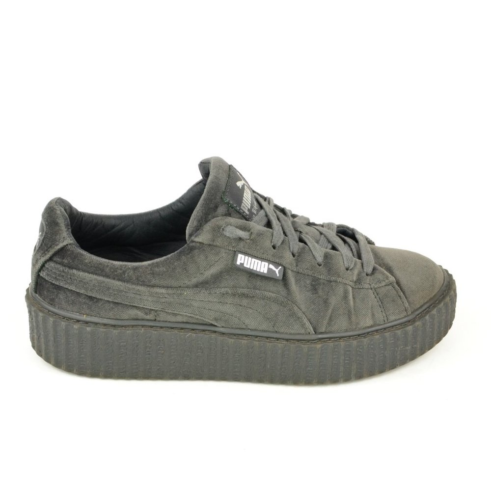 Puma X Fenty Rihanna Creepers Women's Size 8 Glacier Gray Suede Sneakers